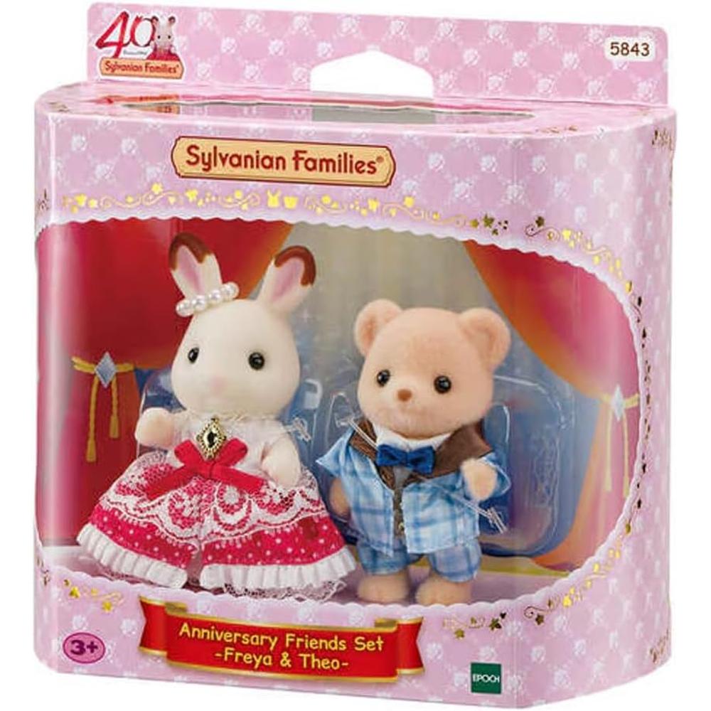 SET SYLVANIAN FAMILIES ANIVERSARIO AMIGOS FREYA Y THEO - 1