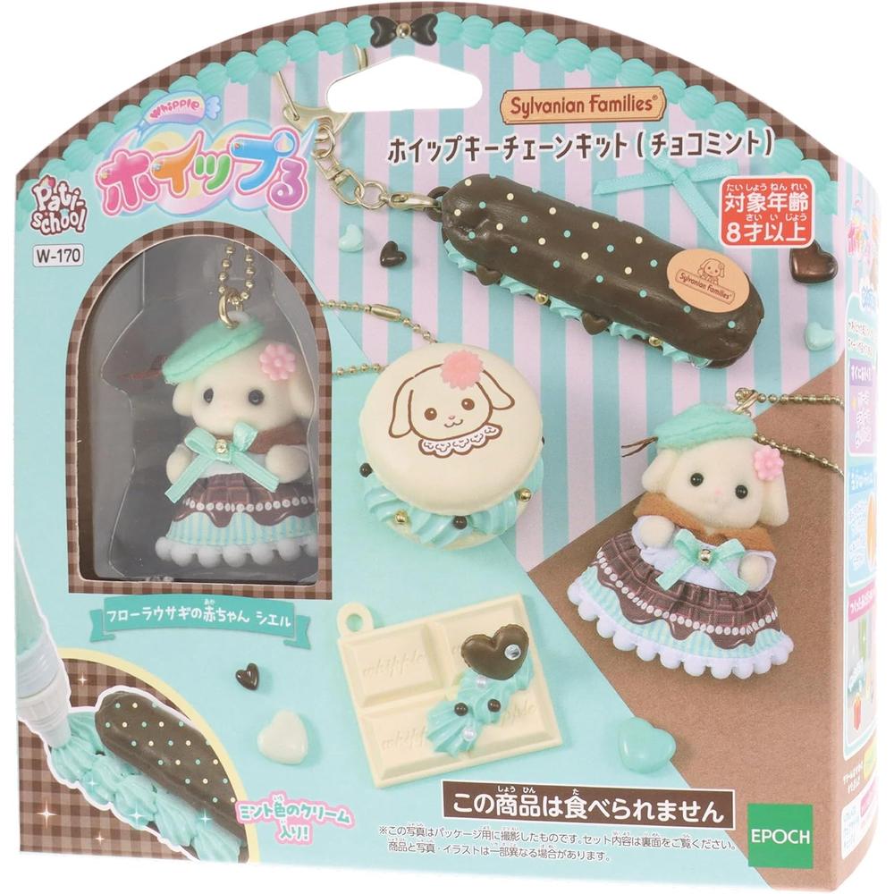 KIT SYLVANIAN FAMILIES LLAVERO WHIPPLE CHOCOLATE Y MENTA - 1