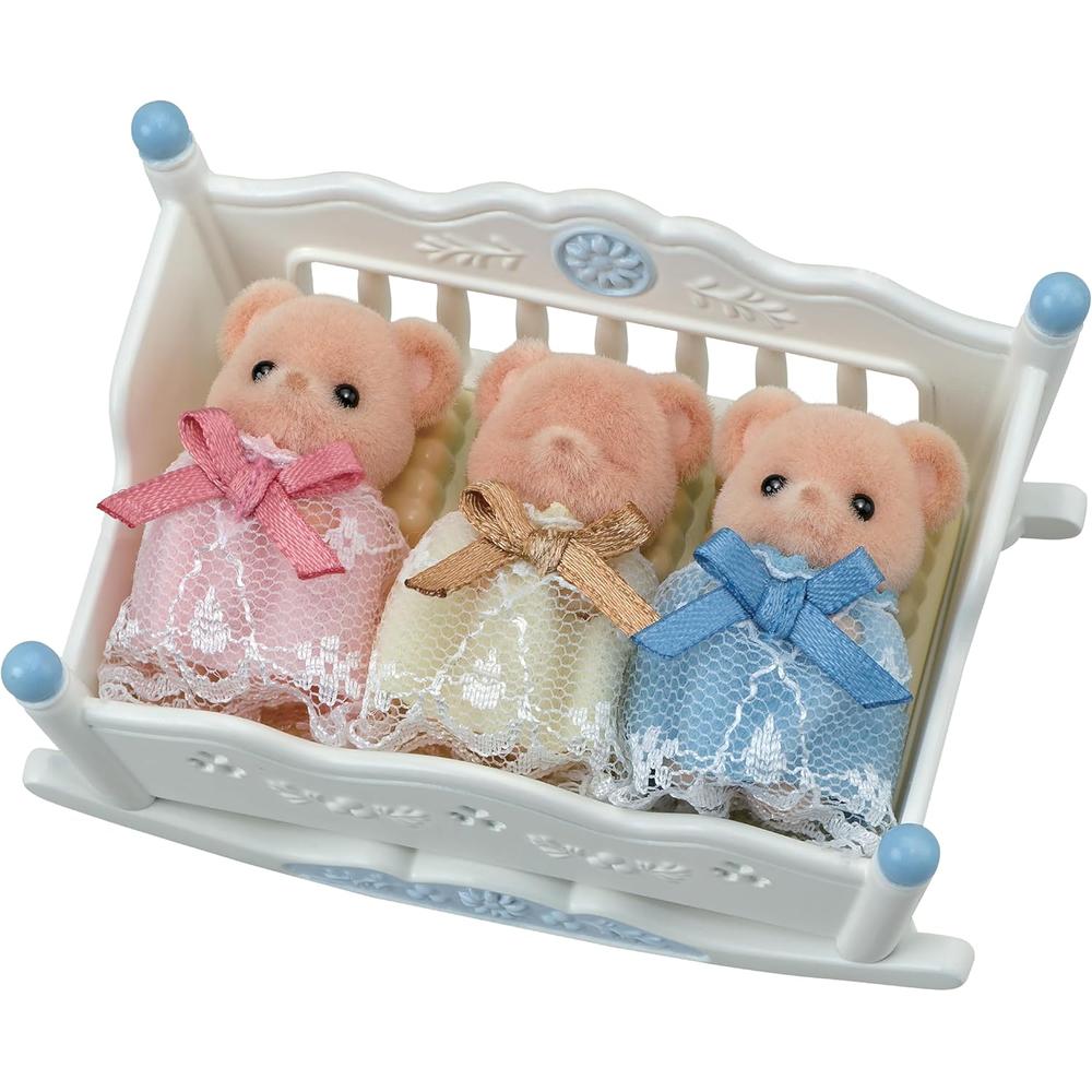 MUÑECA SYLVANIAN FAMILIES TRILLIZOS OSO GALLETA - 1