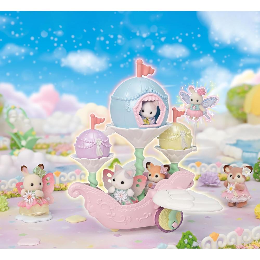 VEHÍCULO SYLVANIAN FAMILIES BARCO FLORAL - 5