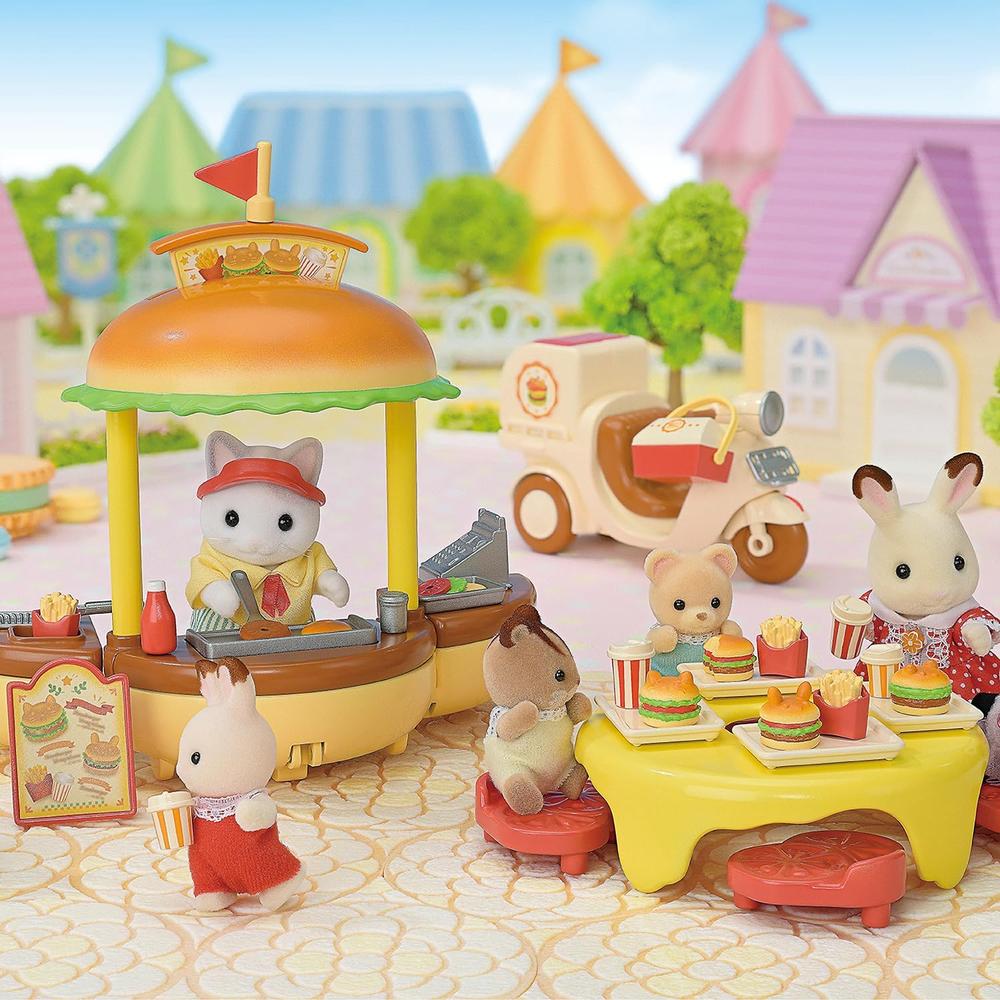 SET SYLVANIAN FAMILIES PUESTO DE HAMBURGUESAS - 2