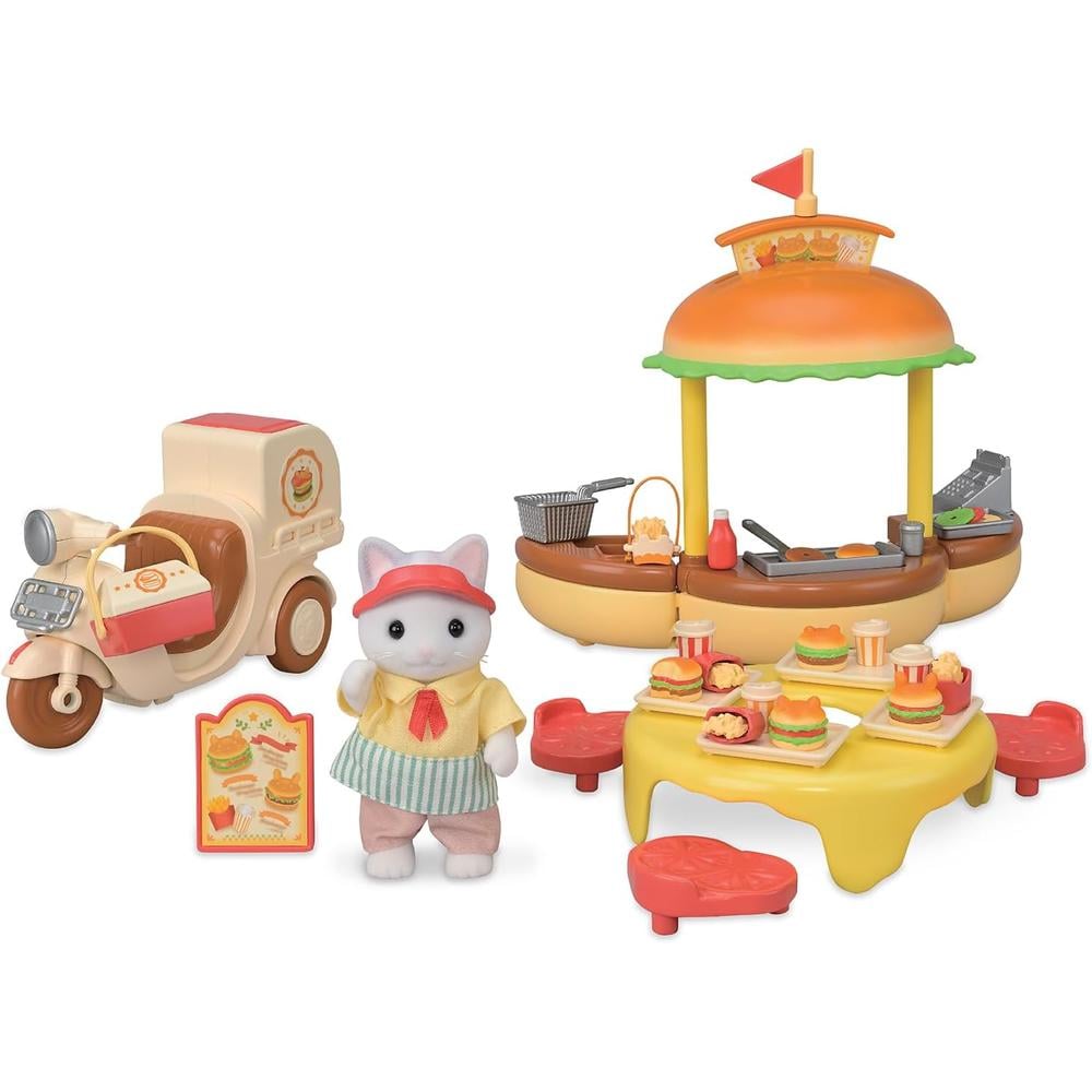SET SYLVANIAN FAMILIES PUESTO DE HAMBURGUESAS - 3