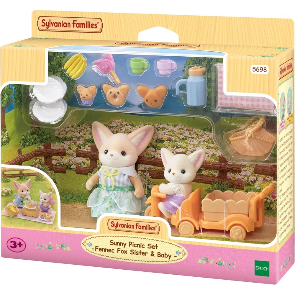 SET SYLVANIAN FAMILIES PICNIC HERMANOS FENNEC - 4