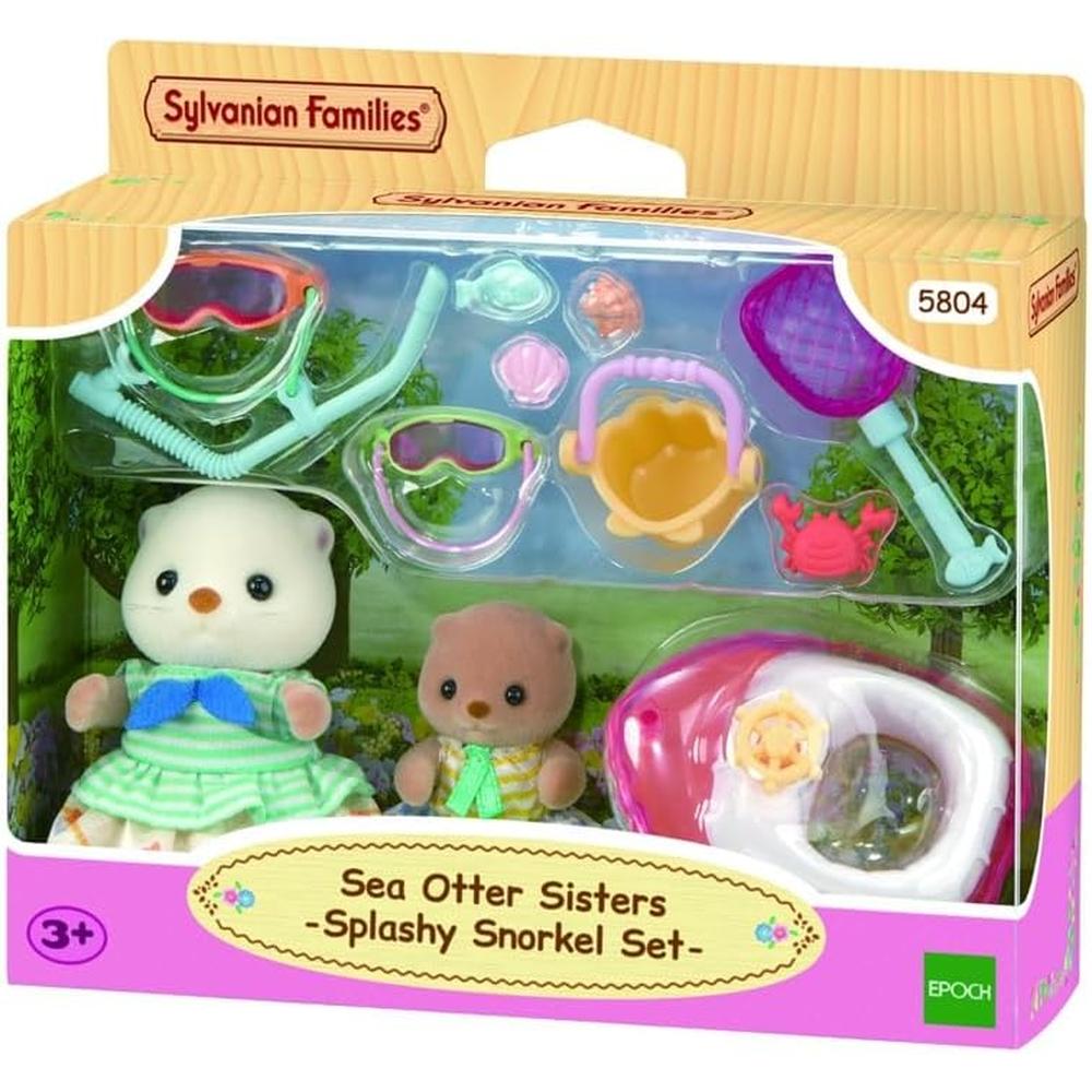 MUÑECA SYLVANIAN FAMILIES HERMANAS NUTRIA DE MAR - 1