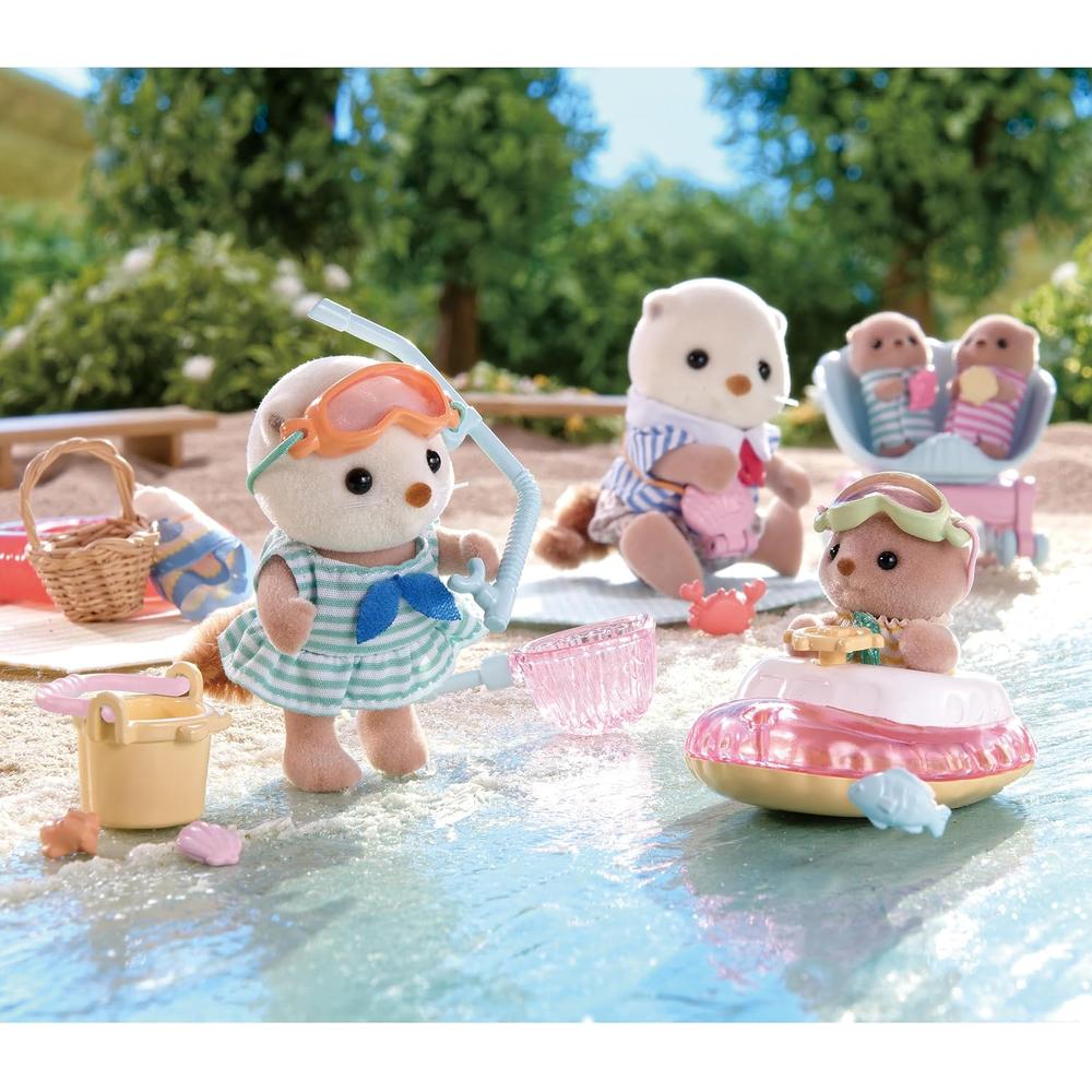 MUÑECA SYLVANIAN FAMILIES HERMANAS NUTRIA DE MAR - 2