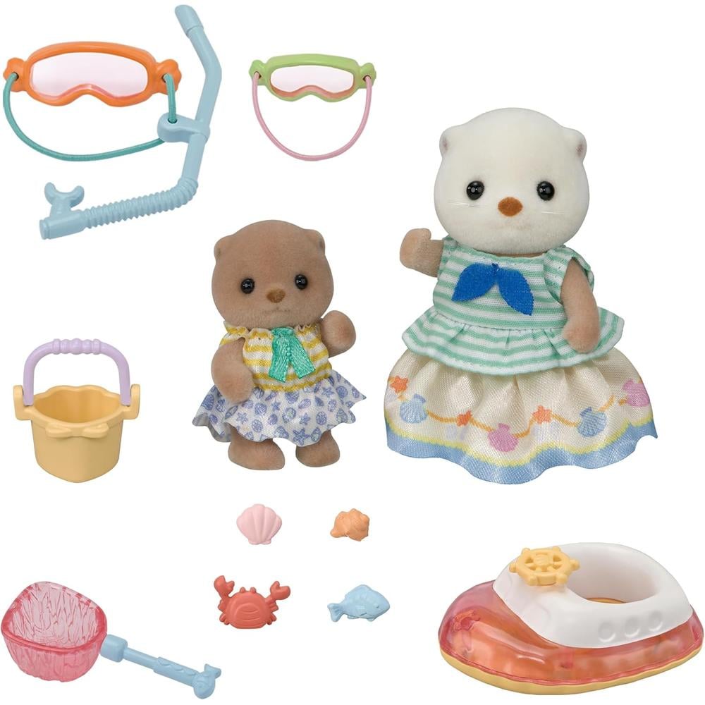 MUÑECA SYLVANIAN FAMILIES HERMANAS NUTRIA DE MAR - 5