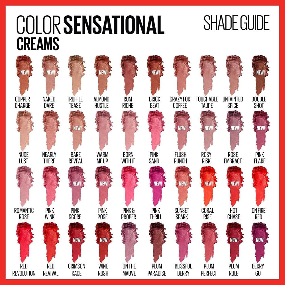 LABIAL CREMOSO COLOR SENSATIONAL MAYBELLINE - 5