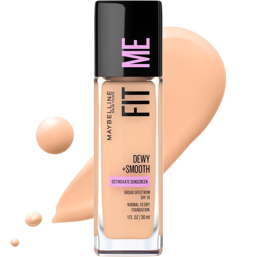 BASE DE MAQUILLAJE FIT ME DEWY + SMOOTH MAYBELLINE - 1