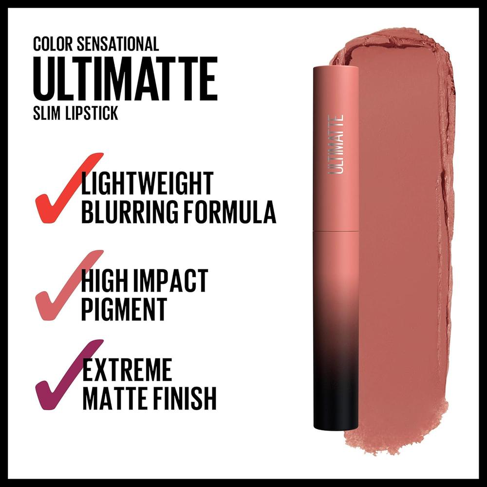 LABIAL MATE COLOR SENSATIONAL ULTIMATTE MAYBELLINE - 4
