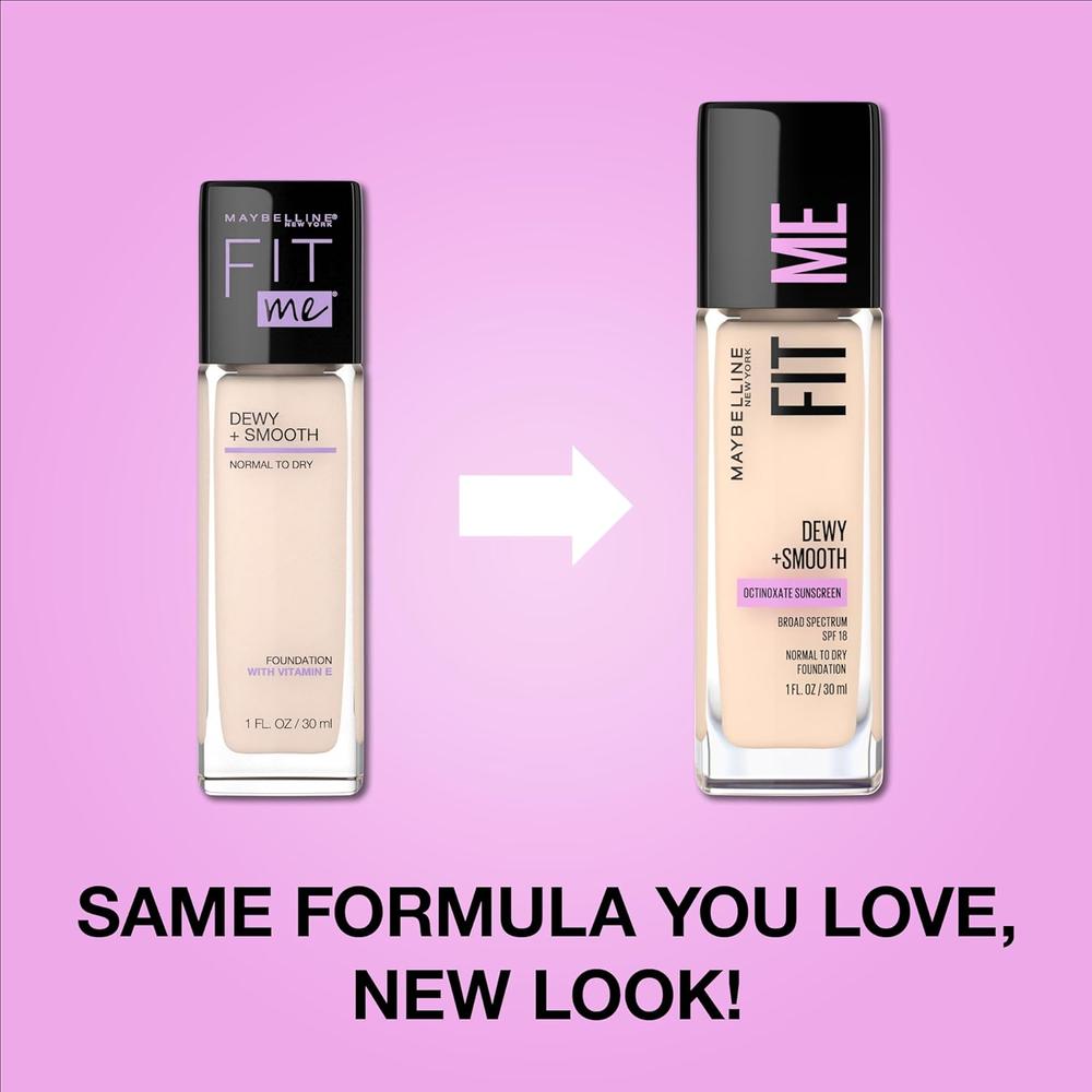 BASE DE MAQUILLAJE FIT ME DEWY + SMOOTH MAYBELLINE - 2