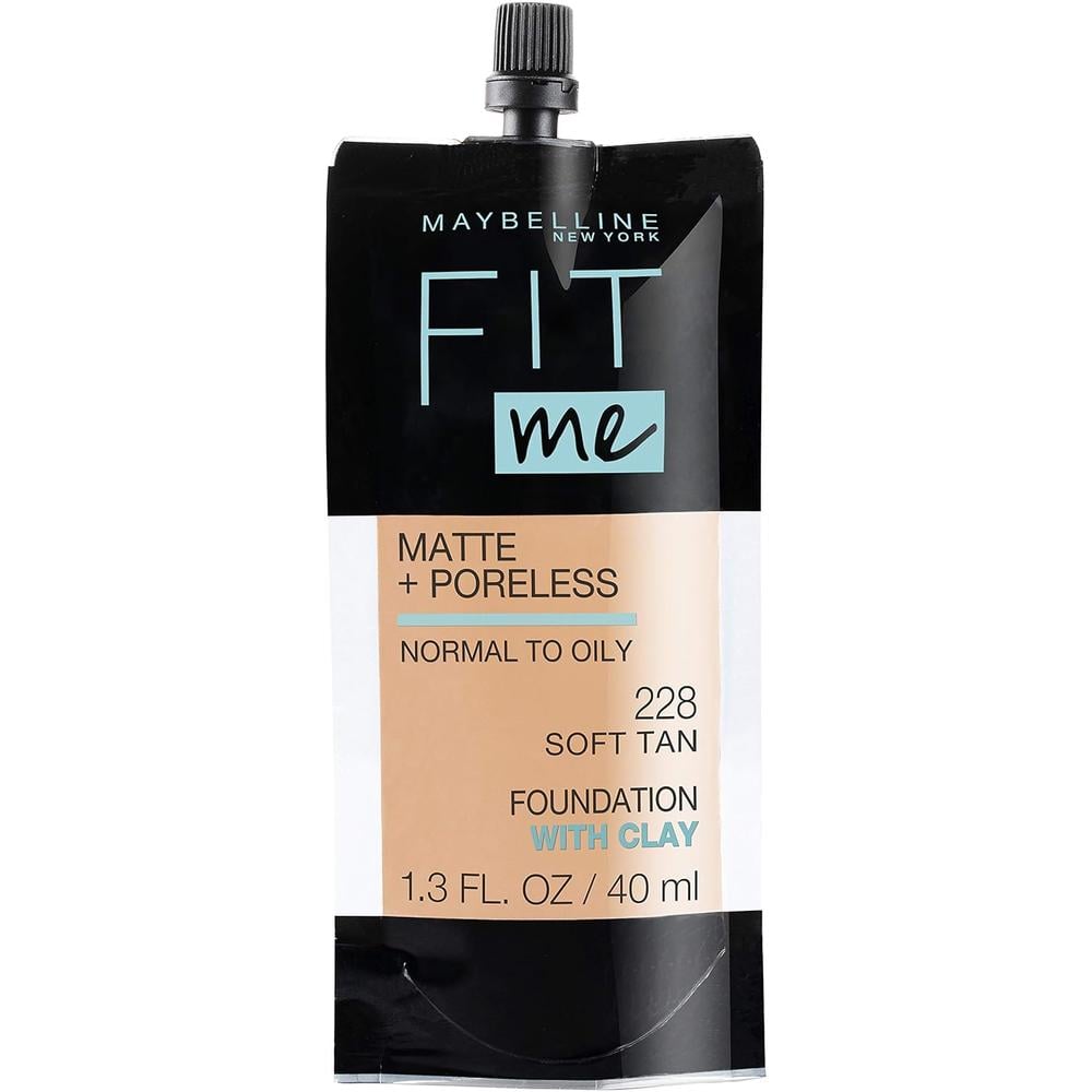 BASE LÍQUIDA FIT ME MATTE + PORELESS MAYBELLINE - 1