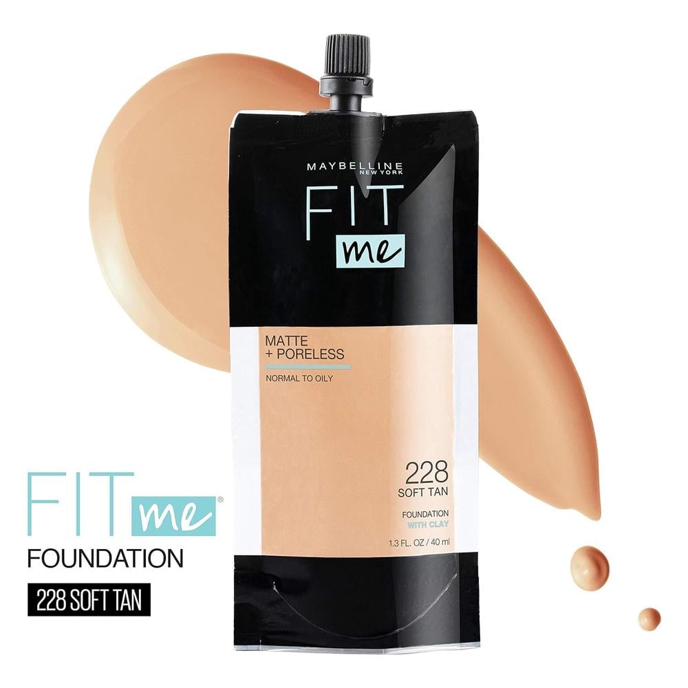 BASE LÍQUIDA FIT ME MATTE + PORELESS MAYBELLINE - 2