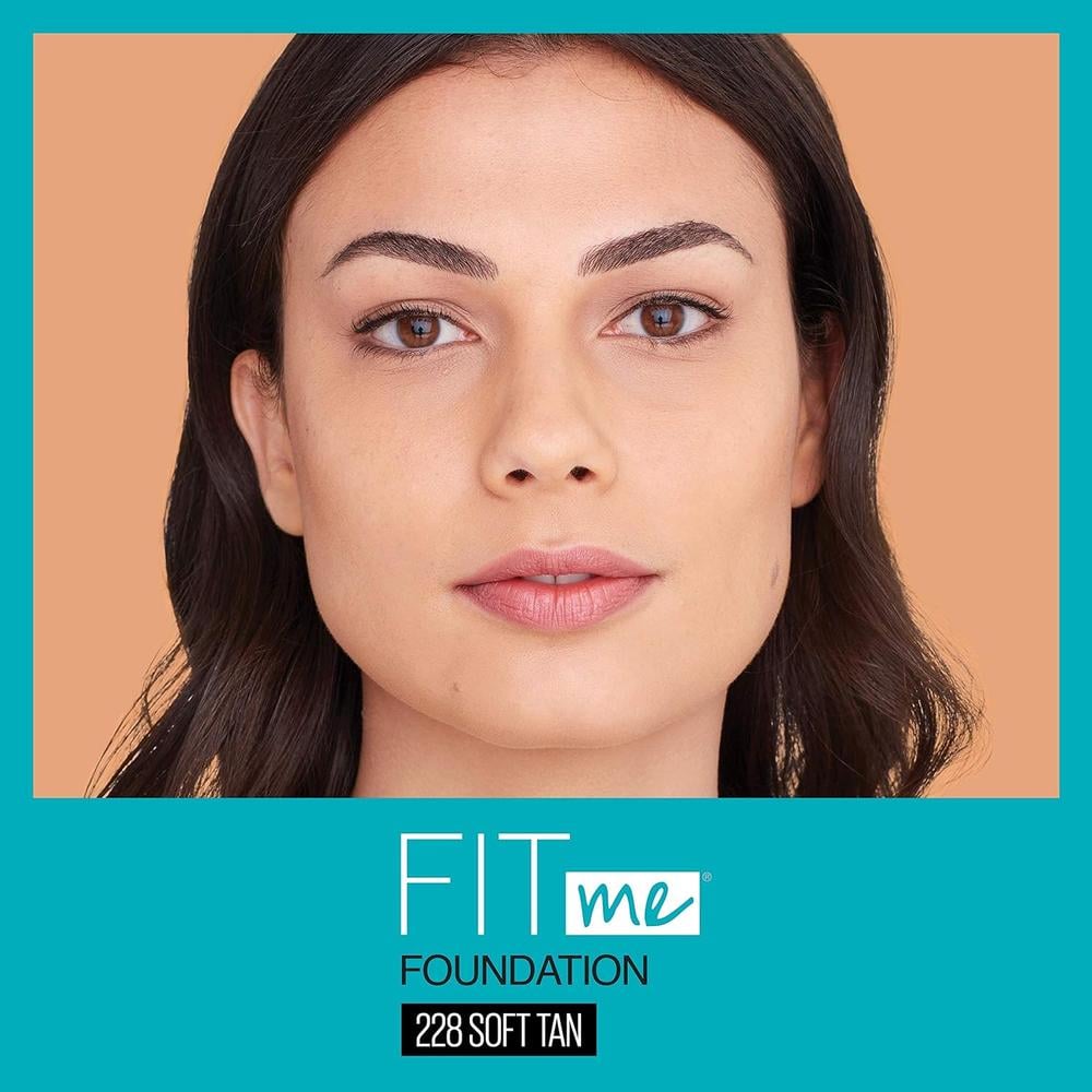 BASE LÍQUIDA FIT ME MATTE + PORELESS MAYBELLINE - 3