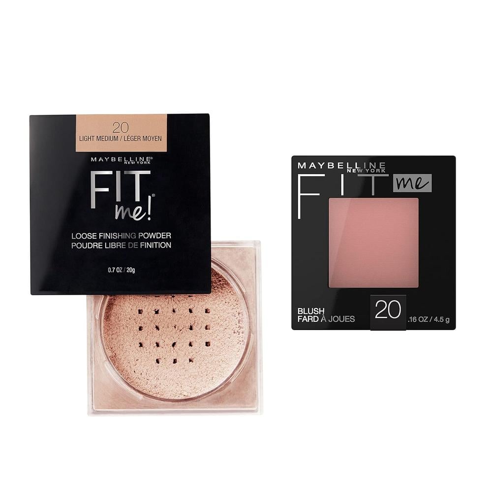 SET MAQUILLAJE FIT ME POLVO + RUBOR MAYBELLINE - 1