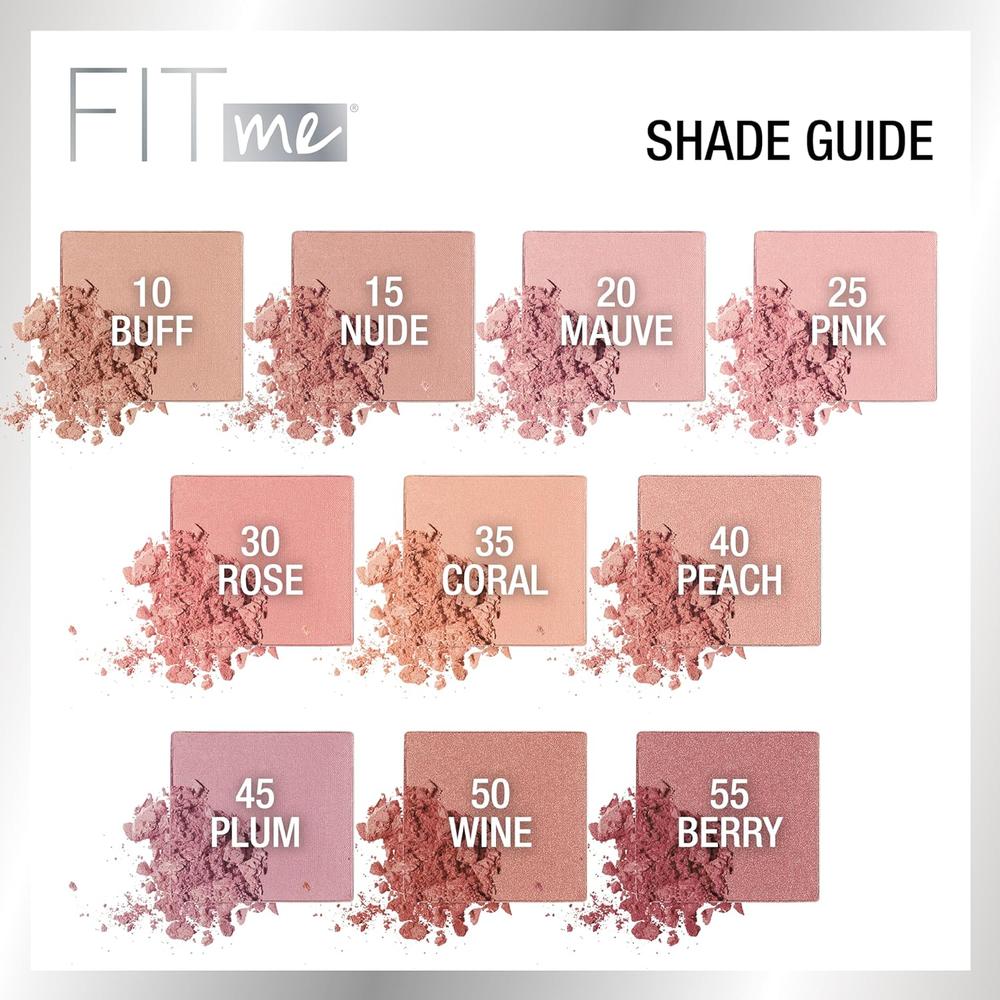 SET MAQUILLAJE FIT ME POLVO + RUBOR MAYBELLINE - 6