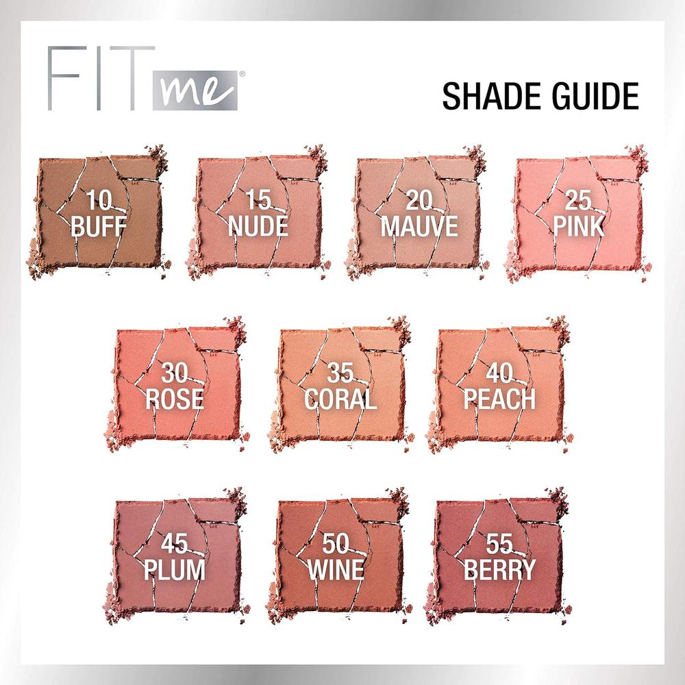 SET MAQUILLAJE FIT ME POLVO + RUBOR MAYBELLINE - 6