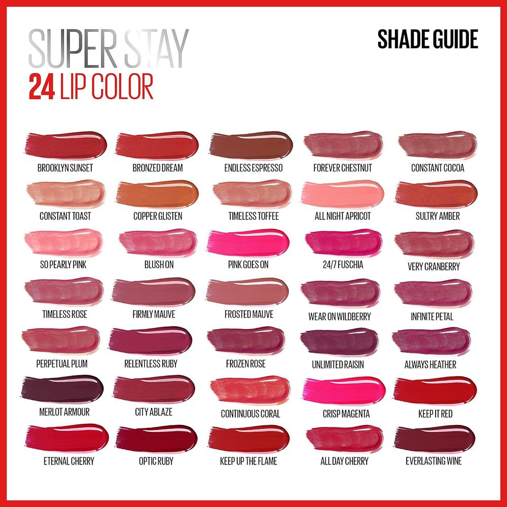 LABIAL LÍQUIDO SUPER STAY 24H MAYBELLINE - 4