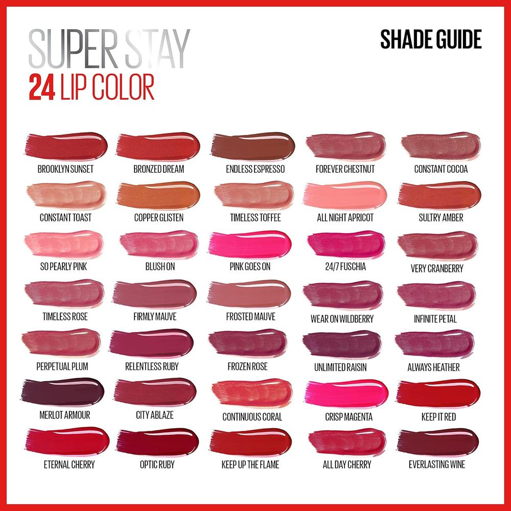LABIAL LÍQUIDO SUPER STAY 24H MAYBELLINE - 4