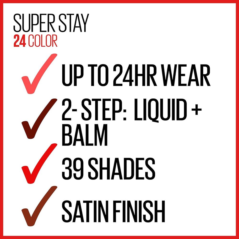 LABIAL LÍQUIDO SUPER STAY 24H MAYBELLINE - 6