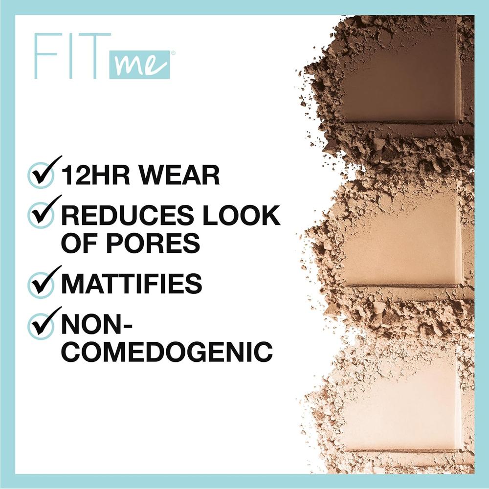 POLVO COMPACTO FIT ME MATTE + PORELESS MAYBELLINE - 2