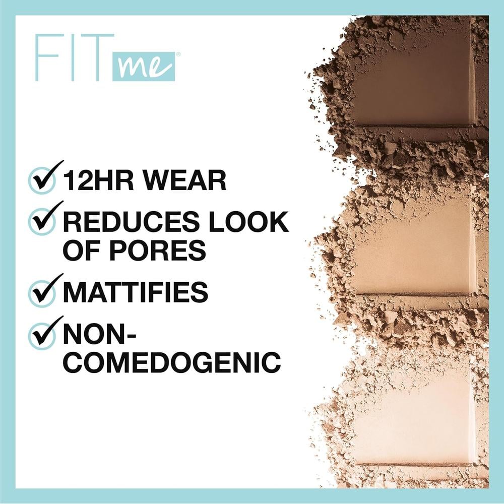 POLVO COMPACTO FIT ME MATTE + PORELESS MAYBELLINE - 2