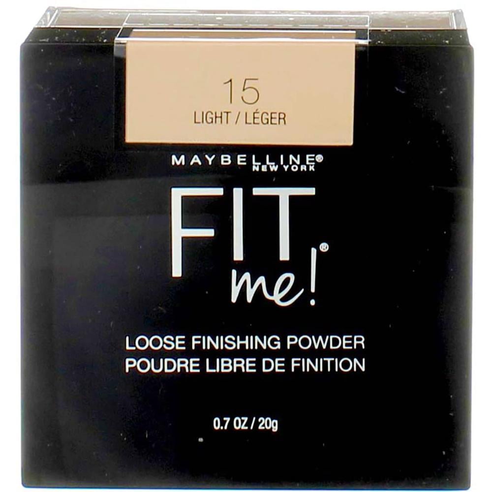 PACK 2 POLVOS SUELTOS FIJADORES FIT ME MAYBELLINE TONO 15 - 1