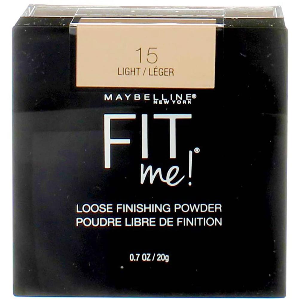 PACK 2 POLVOS SUELTOS FIJADORES FIT ME MAYBELLINE TONO 15 - 3