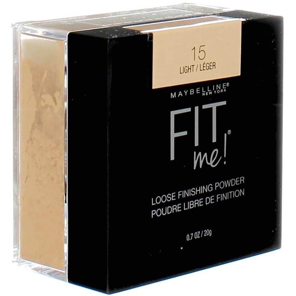 PACK 2 POLVOS SUELTOS FIJADORES FIT ME MAYBELLINE TONO 15 - 6