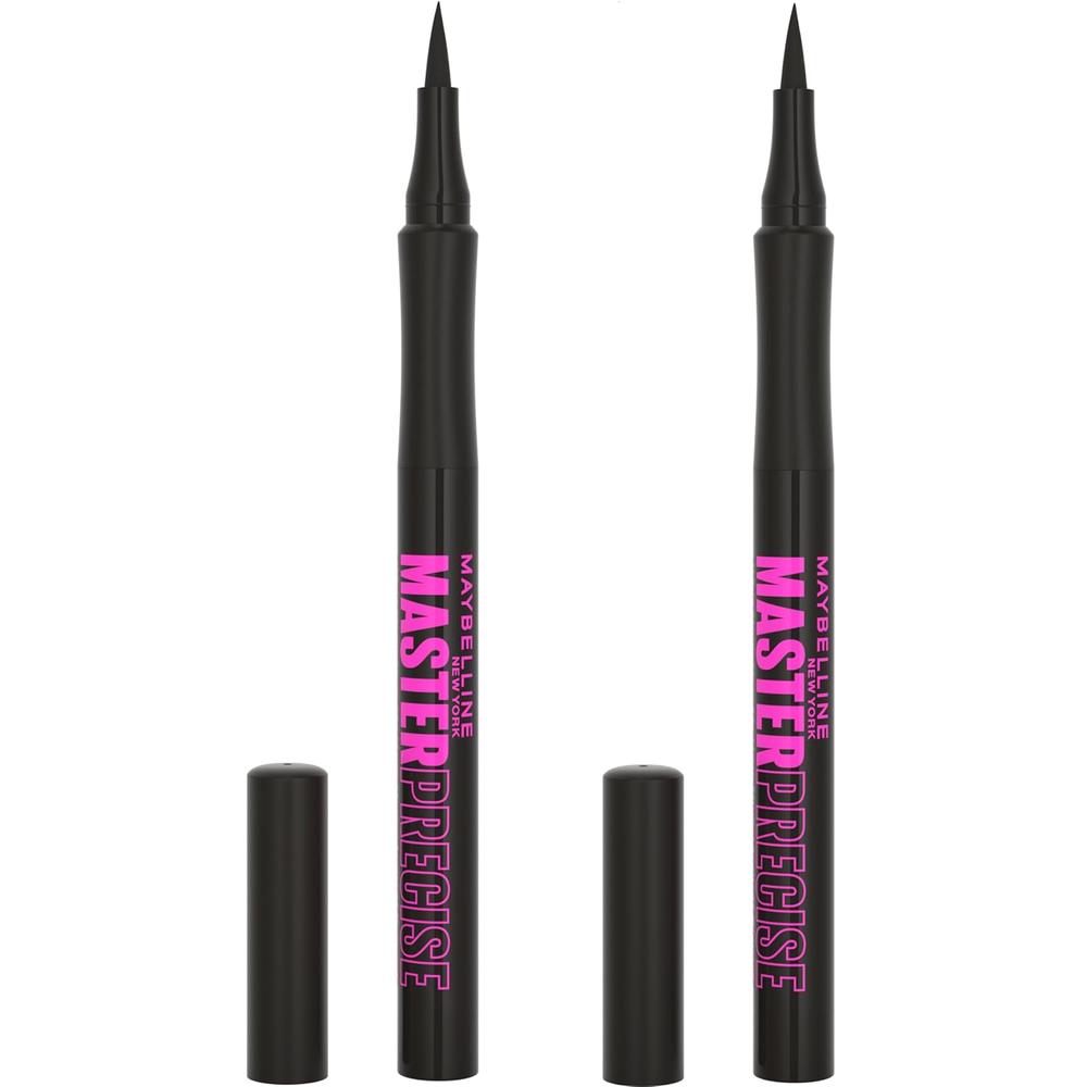 PACK 2 DELINEADOR LÍQUIDO EYESTUDIO MASTER PRECISE MAYBELLINE NEGRO - 2