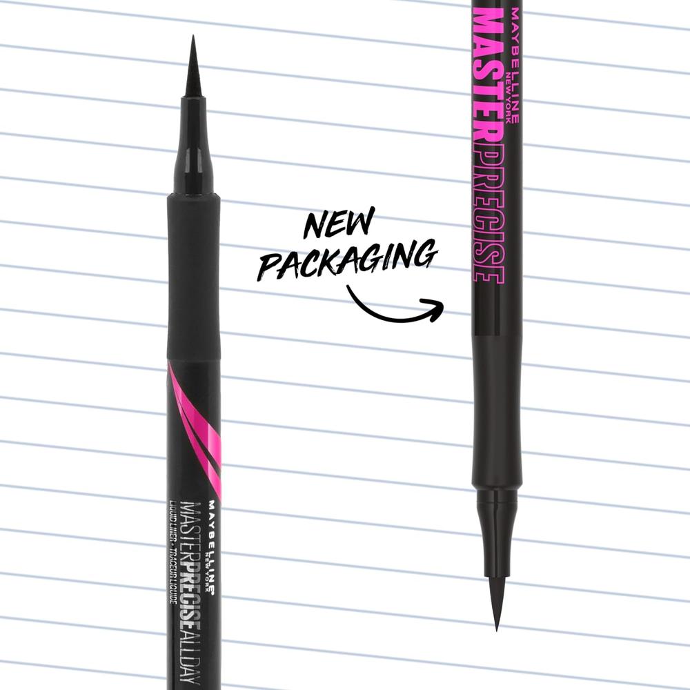 PACK 2 DELINEADOR LÍQUIDO EYESTUDIO MASTER PRECISE MAYBELLINE NEGRO - 3
