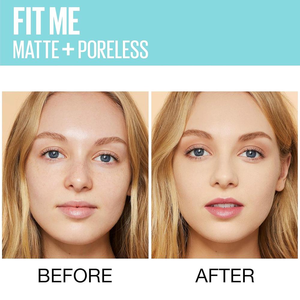 PACK 2 BASE LÍQUIDA FIT ME MATTE + PORELESS MAYBELLINE - 5