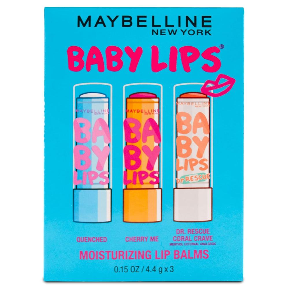 PACK 3 BÁLSAMO LABIAL BABY LIPS MAYBELLINE SURTIDOS - 1