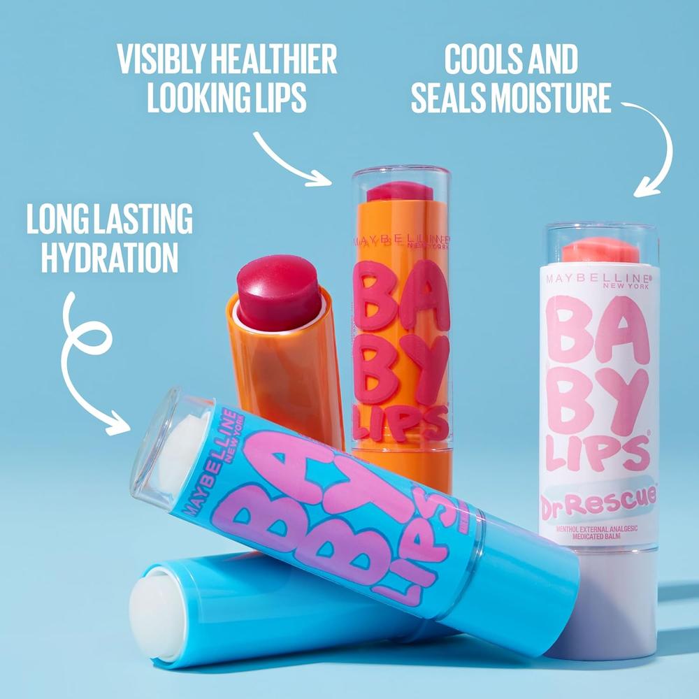 PACK 3 BÁLSAMO LABIAL BABY LIPS MAYBELLINE SURTIDOS - 3