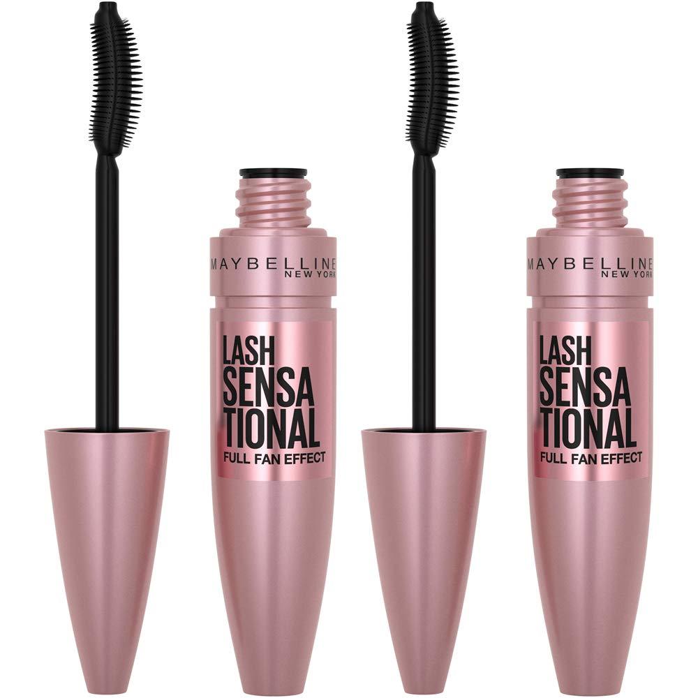 PACK 2 MÁSCARA DE PESTAÑAS LASH SENSATIONAL MAYBELLINE NEGRO INTENSO - 1