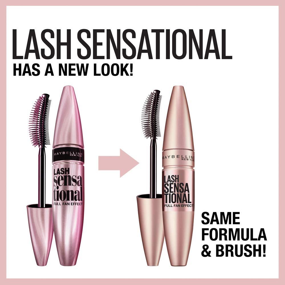 PACK 2 MÁSCARA DE PESTAÑAS LASH SENSATIONAL MAYBELLINE NEGRO INTENSO - 6