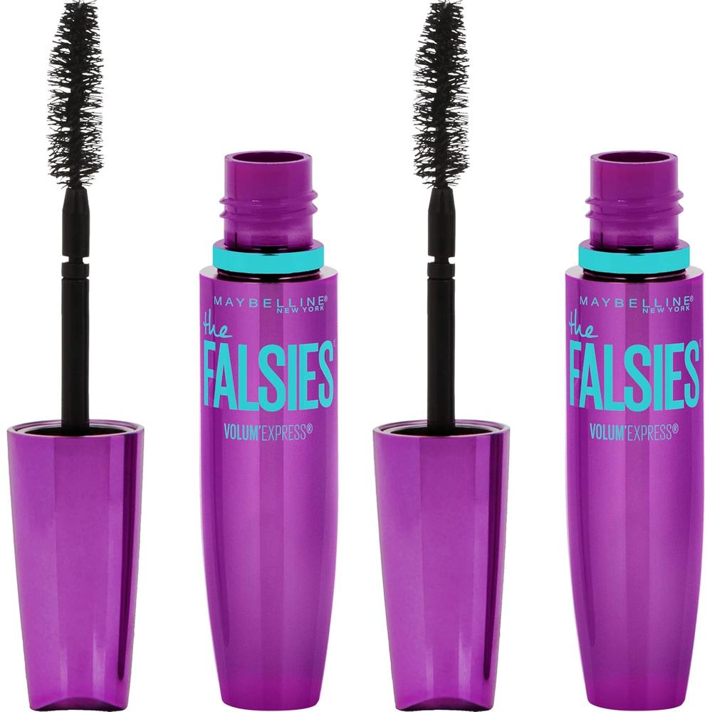 PACK 2 MÁSCARA DE PESTAÑAS VOLUM’ EXPRESS FALSIES MAYBELLINE NEGRO INTENSO - 1