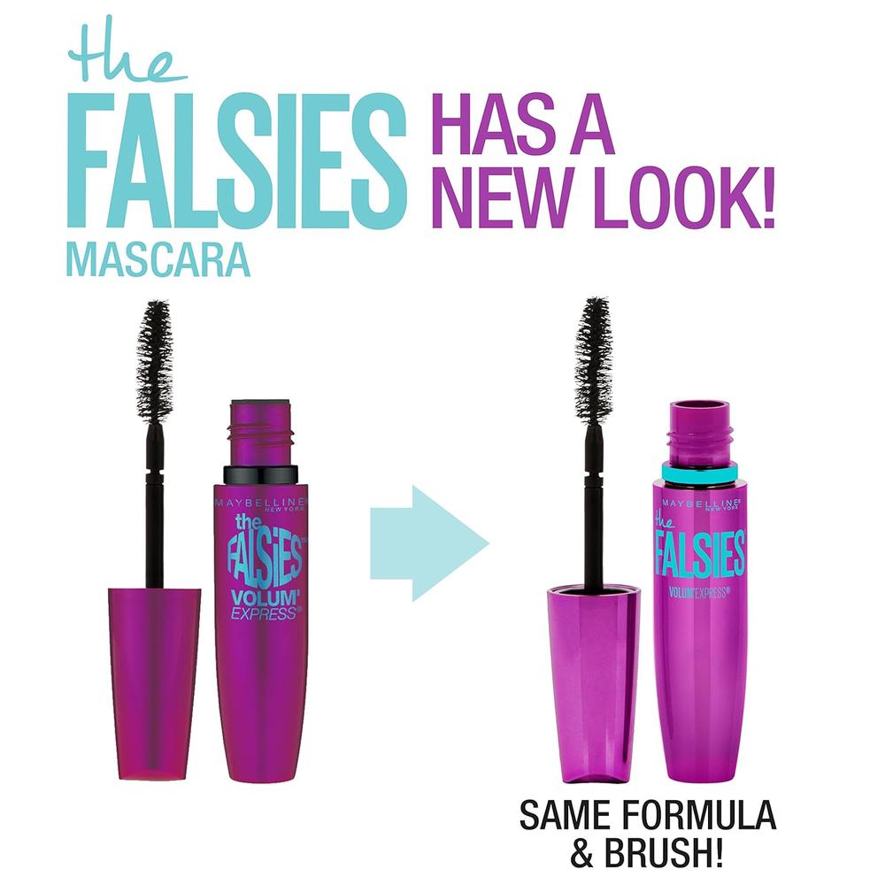 PACK 2 MÁSCARA DE PESTAÑAS VOLUM’ EXPRESS FALSIES MAYBELLINE NEGRO INTENSO - 5