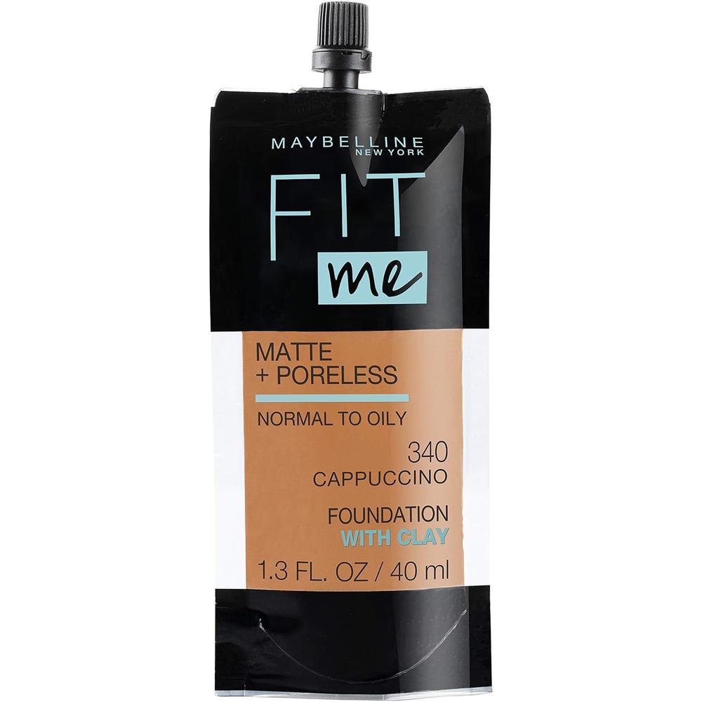 BASE LÍQUIDA FIT ME MATTE + PORELESS MAYBELLINE - 1