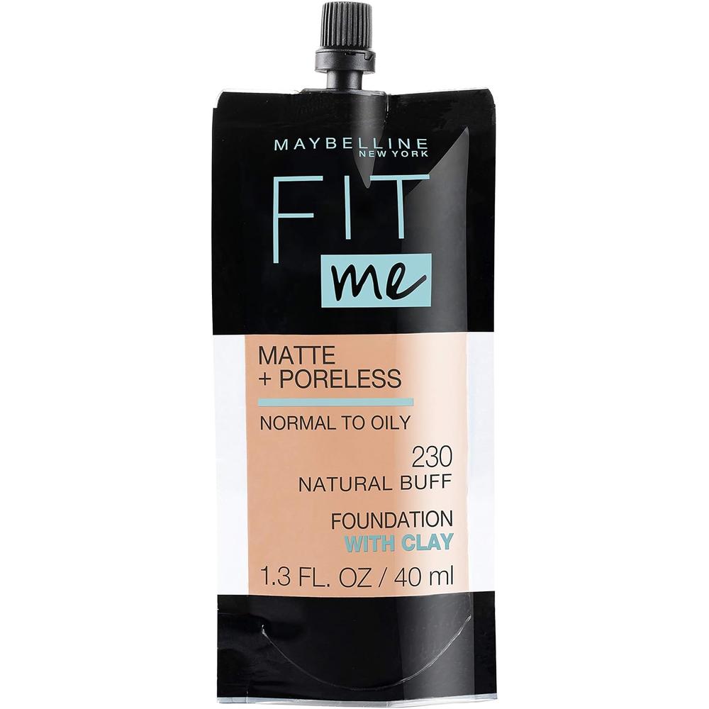 BASE LÍQUIDA FIT ME MATTE + PORELESS MAYBELLINE - 1