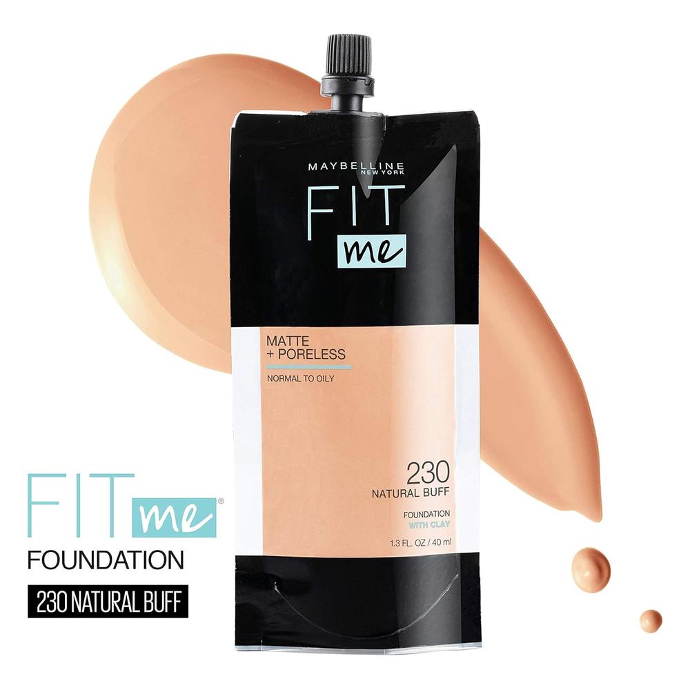 BASE LÍQUIDA FIT ME MATTE + PORELESS MAYBELLINE - 2