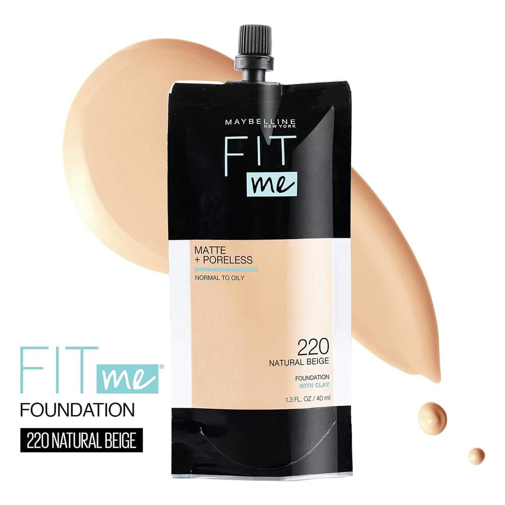 BASE LÍQUIDA FIT ME MATTE + PORELESS MAYBELLINE - 2
