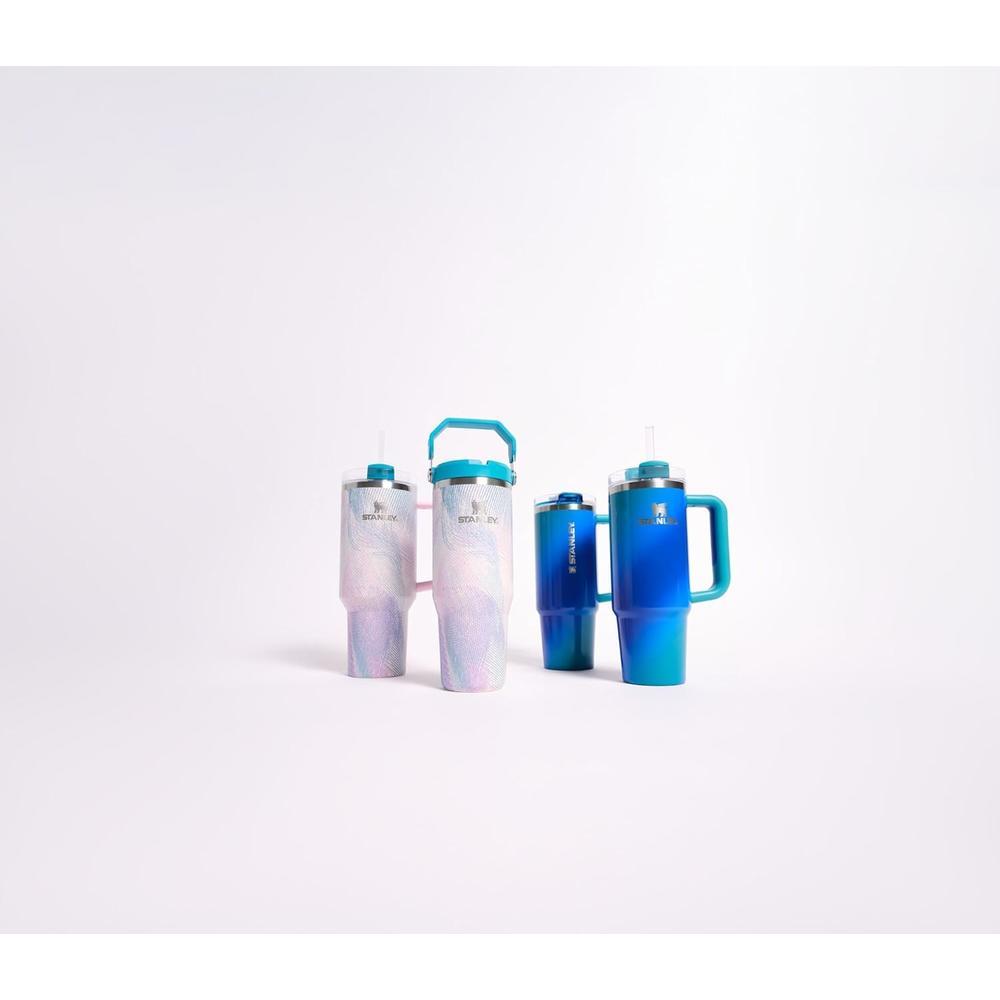 STANLEY ICEFLOW 2.0 FLIP STRAW TOMATODO CON ASA 30 OZ / 887 ML | SEA GLASS PLUME - 5
