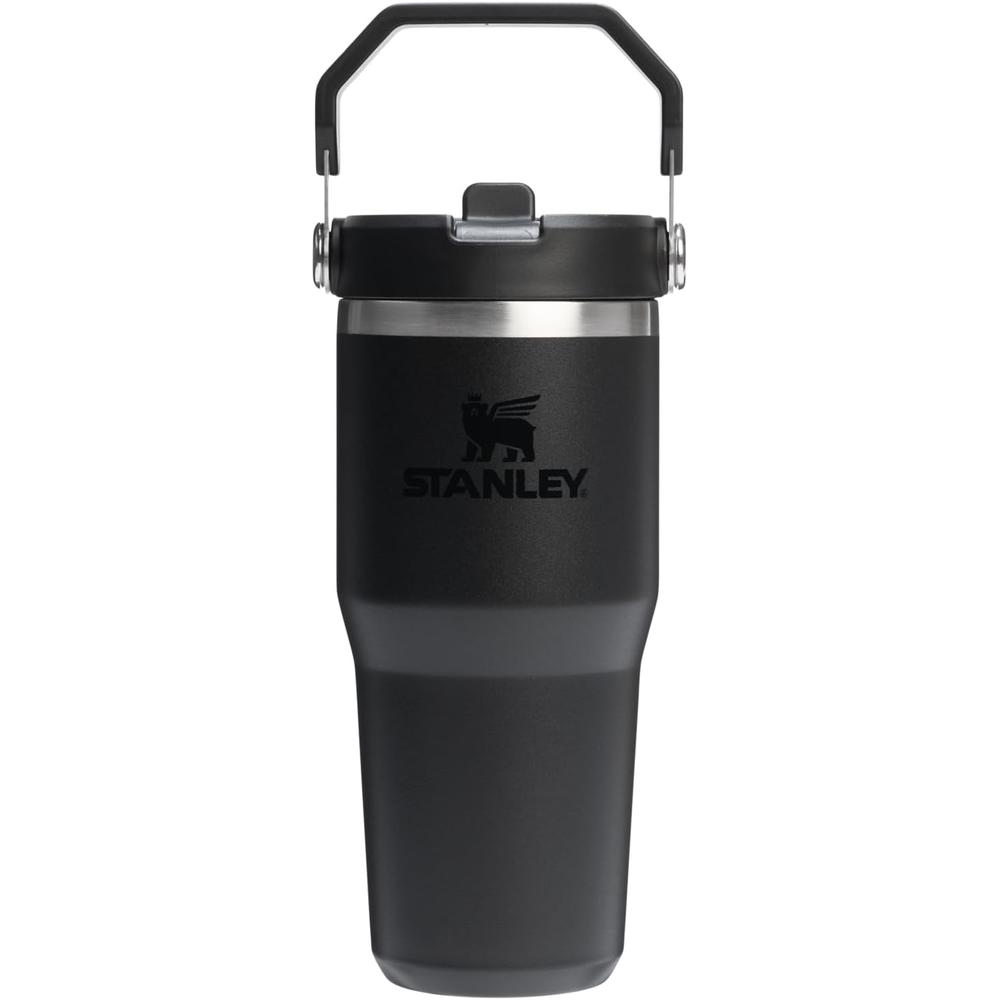 STANLEY ICEFLOW 2.0 FLIP STRAW TOMATODO CON ASA 14 OZ / 414 ML | BLACK 2.0 - 1