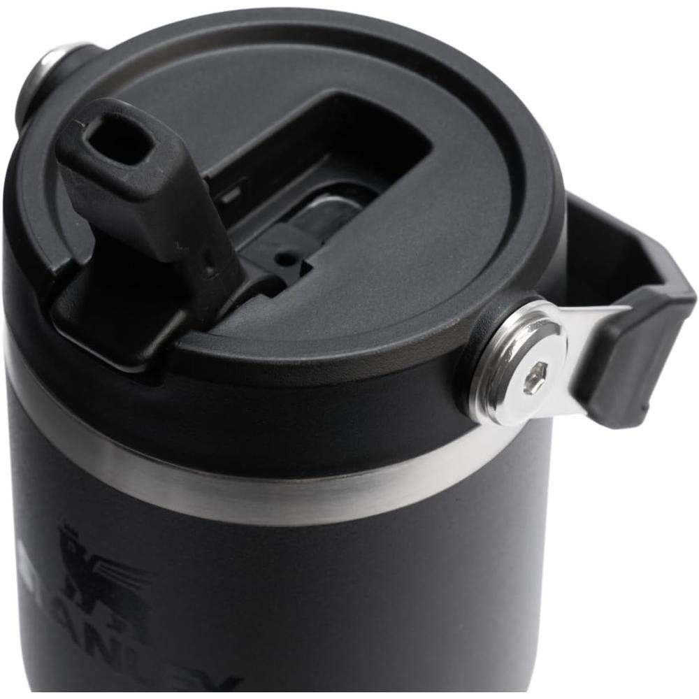 STANLEY ICEFLOW 2.0 FLIP STRAW TOMATODO CON ASA 14 OZ / 414 ML | BLACK 2.0 - 3