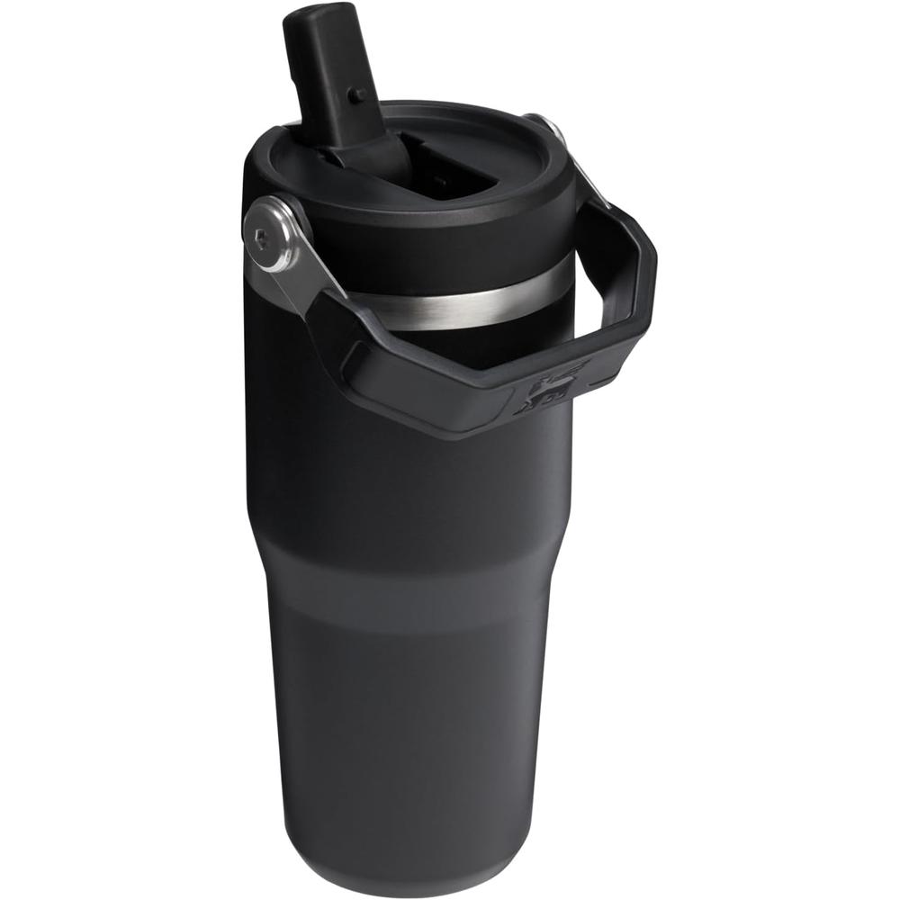 STANLEY ICEFLOW 2.0 FLIP STRAW TOMATODO CON ASA 14 OZ / 414 ML | BLACK 2.0 - 4