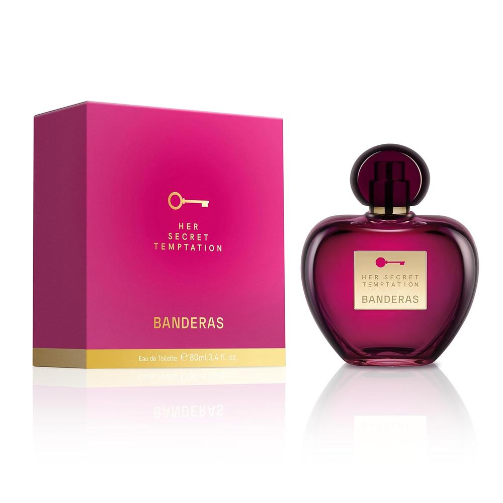 PERFUME BANDERAS HER SECRET TEMPTATION EAU DE TOILETTE 3.4 OZ / 80 ML - 2