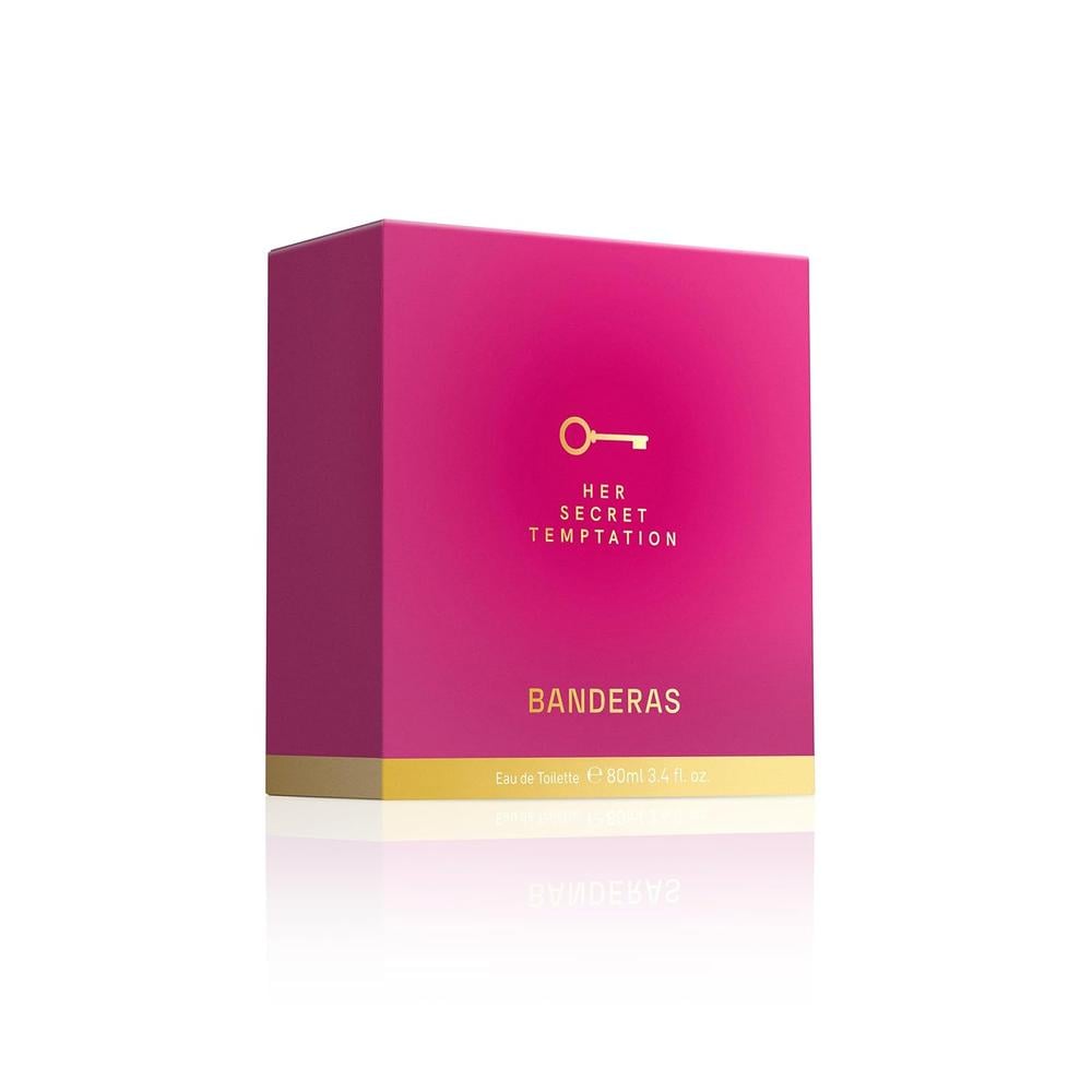 PERFUME BANDERAS HER SECRET TEMPTATION EAU DE TOILETTE 3.4 OZ / 80 ML - 3