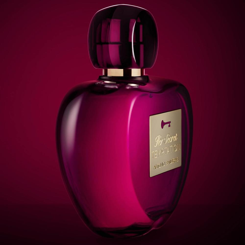 PERFUME BANDERAS HER SECRET TEMPTATION EAU DE TOILETTE 3.4 OZ / 80 ML - 5