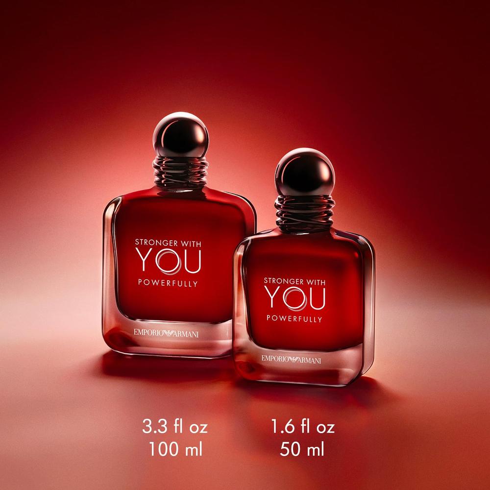 PERFUME ARMANI STRONGER WITH YOU POWERFULLY HOMBRE 3.4 OZ / 100 ML - 4