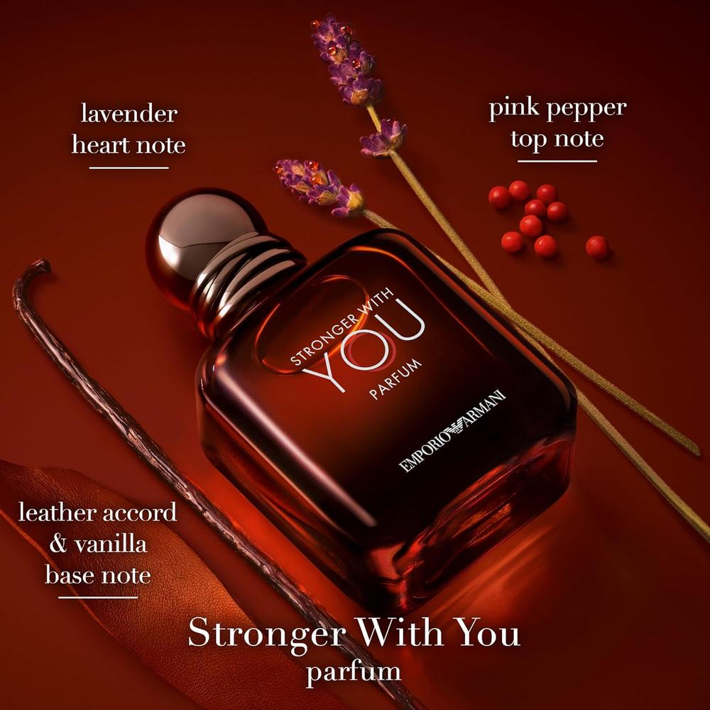 PERFUME ARMANI STRONGER WITH YOU PARFUM HOMBRE 3.4 OZ / 100 ML - 3